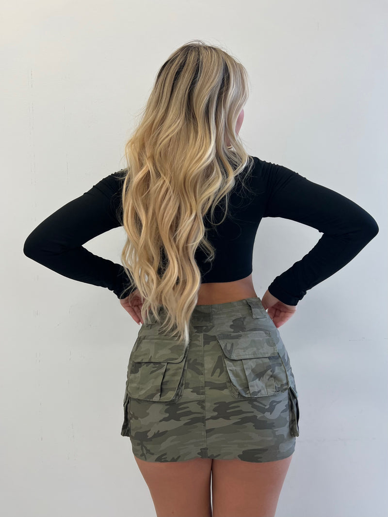 SABRINA MINI SKIRT CAMO