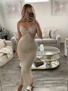 IT GIRL MAXI DRESS NUDE