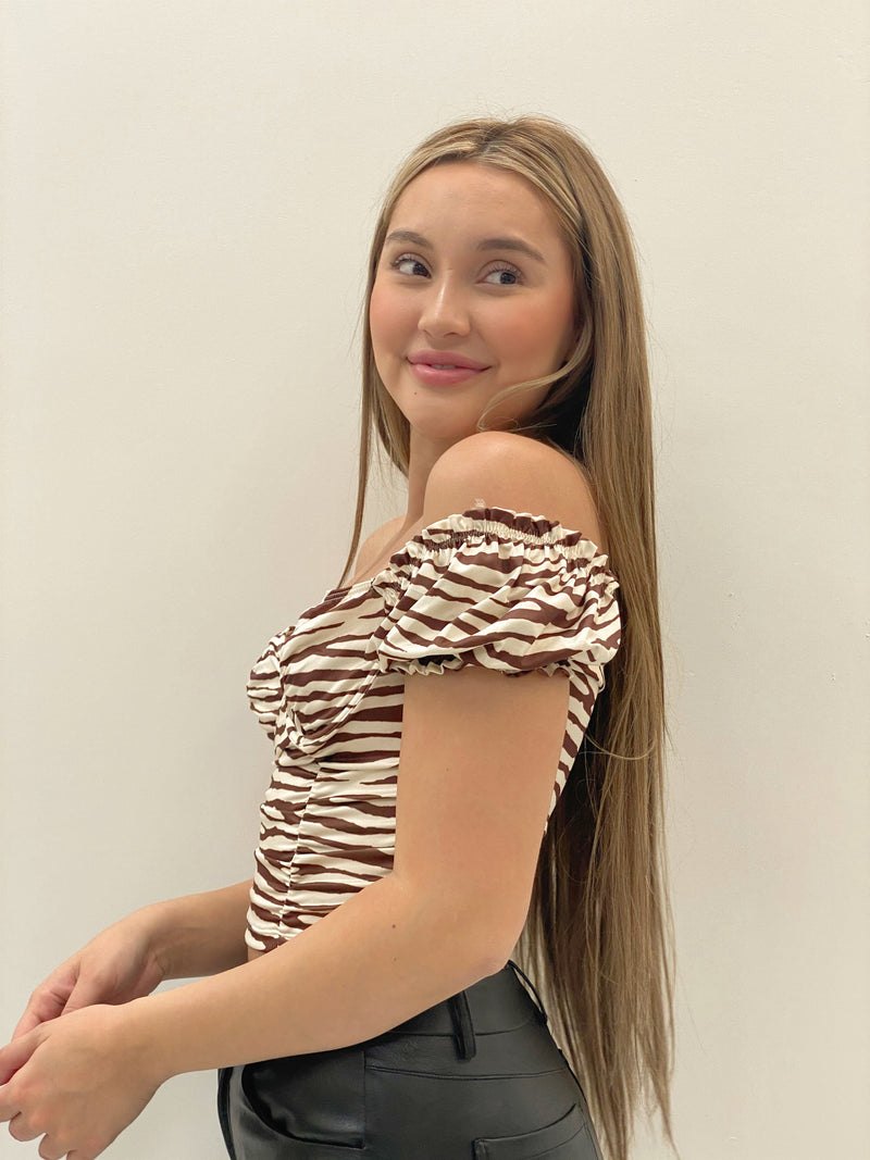 KENNA TOP ZEBRA