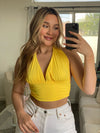 SUNSHINE BABY TOP YELLOW