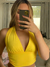 SUNSHINE BABY TOP YELLOW