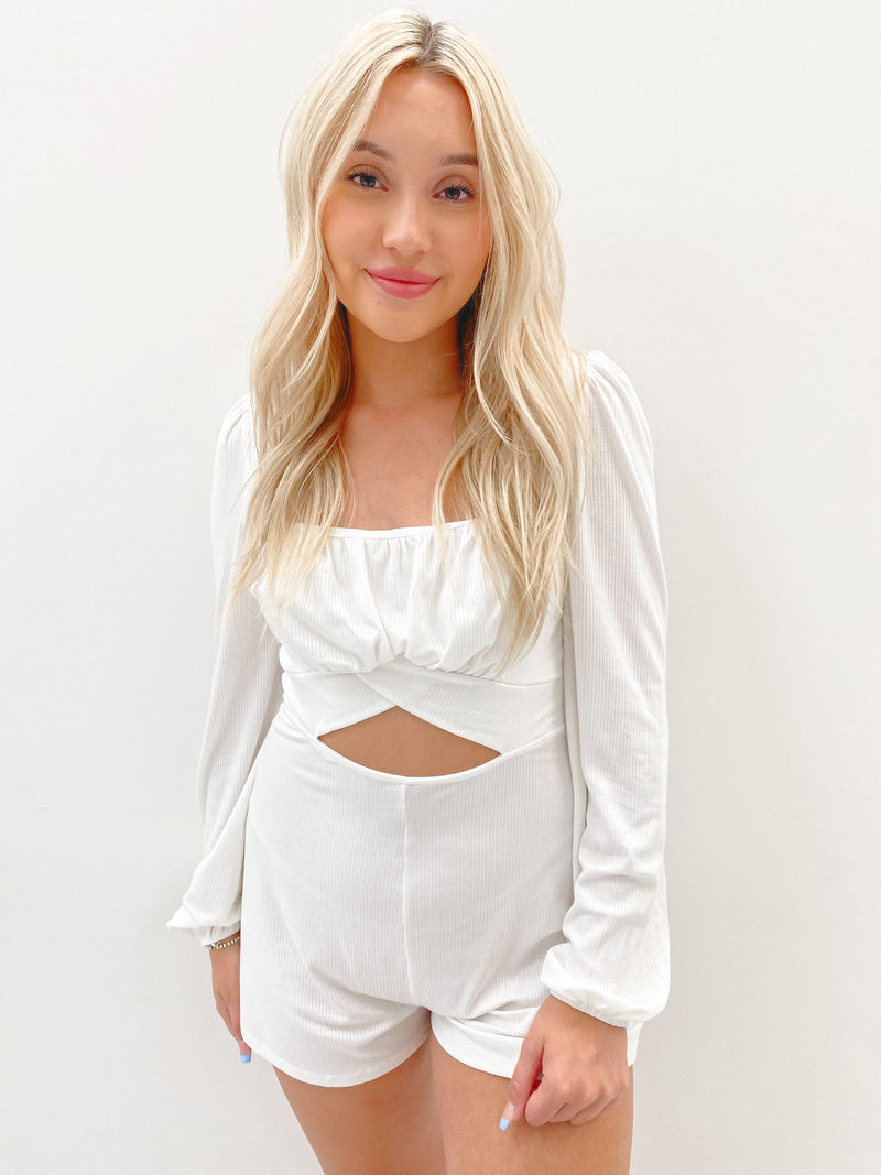 SO INTO YOU ROMPER WHITE